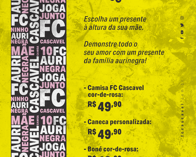 Campanha - Dia das Mães FC Cascavel